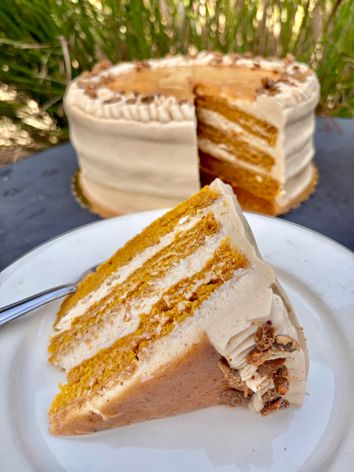 Pumpkin Caramel Latte Cake