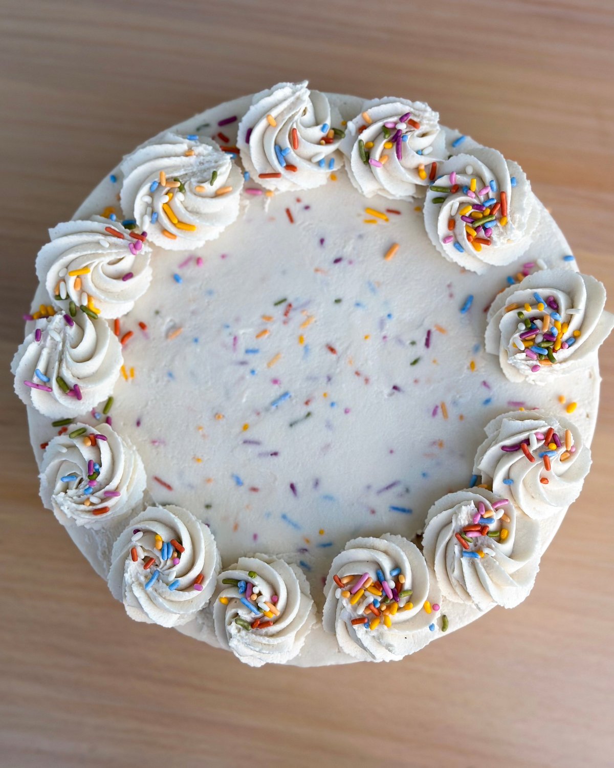 Vanilla Funfetti Cake