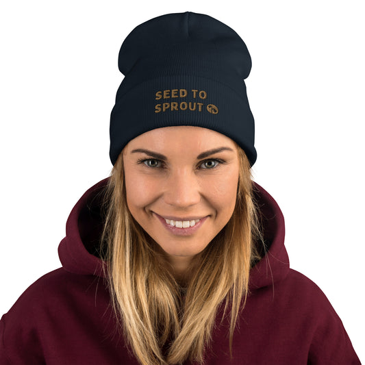 Golden Seed To Sprout Beanie