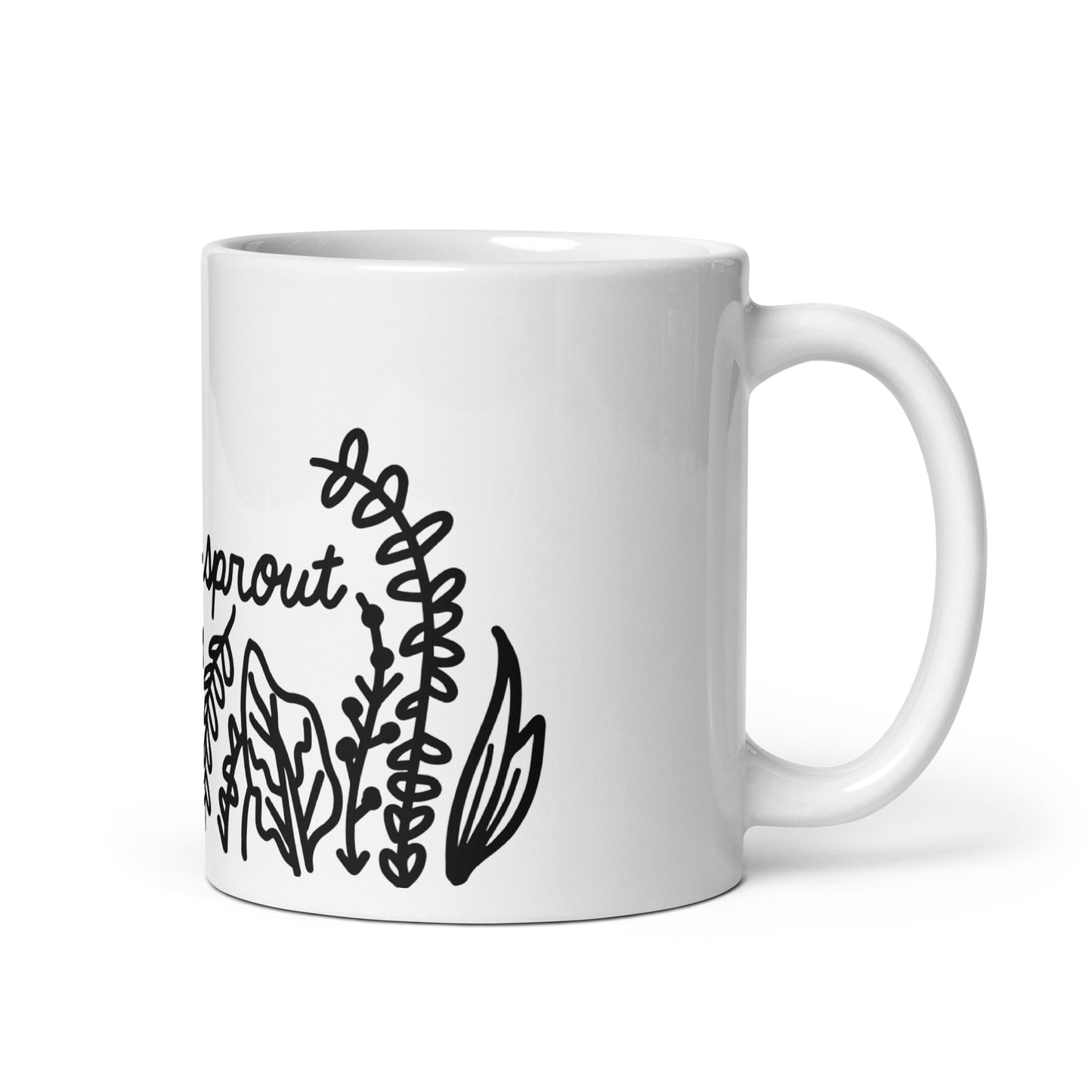 Seed To Sprout Flowers Mug