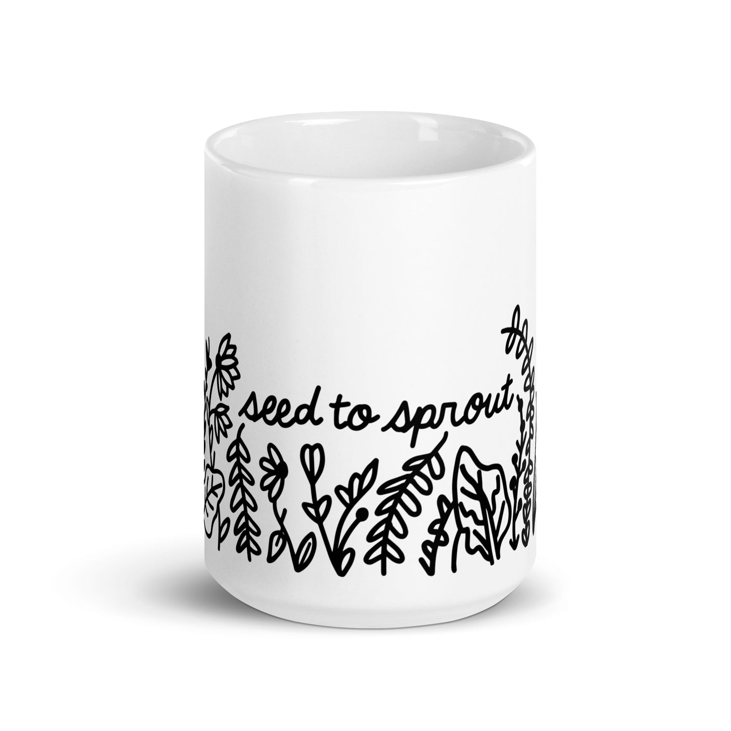 Seed To Sprout Flowers Mug