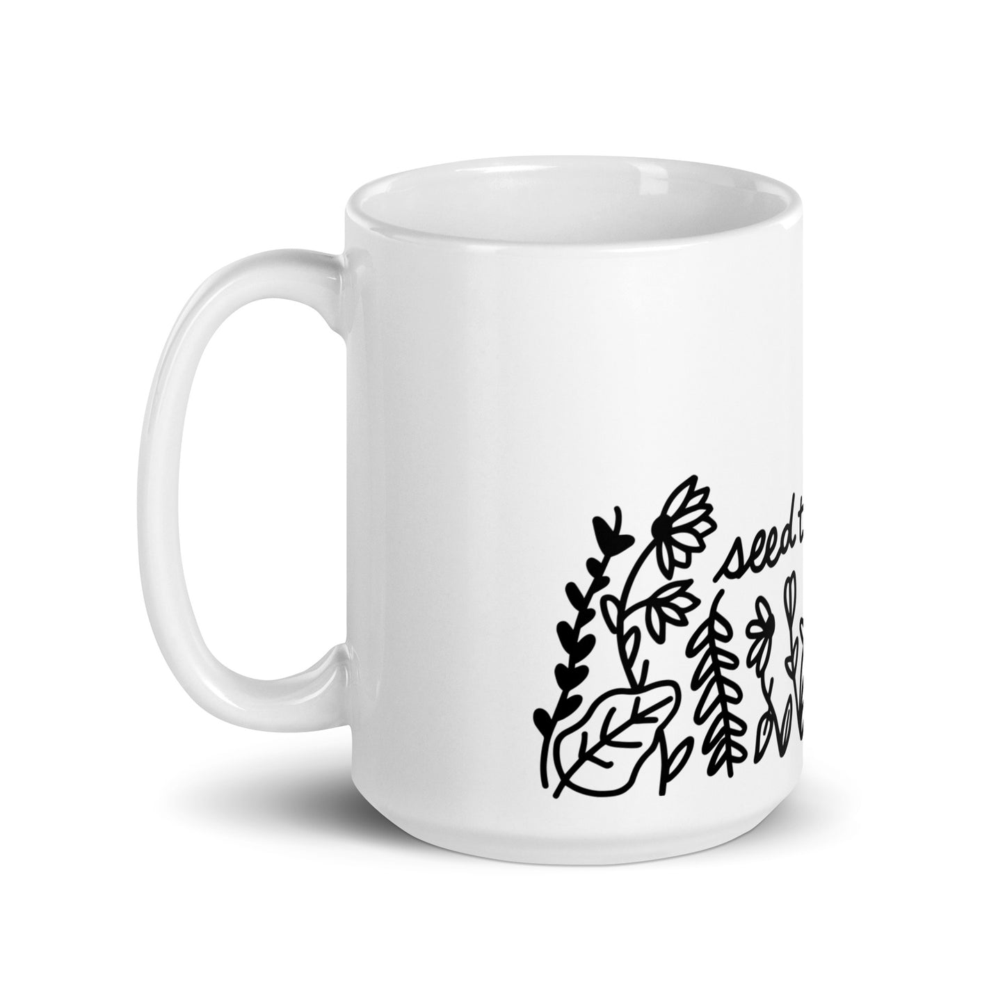 Seed To Sprout Flowers Mug