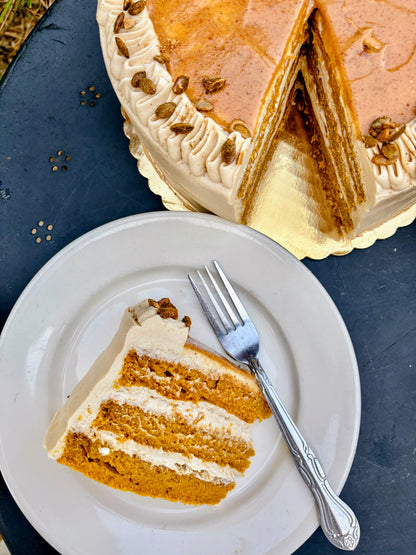 Pumpkin Caramel Latte Cake