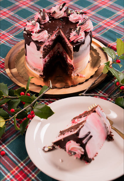 Chocolate Peppermint Layer Cake 6"