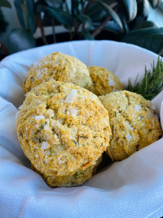 Rosemary & Sea Salt Spelt Biscuits