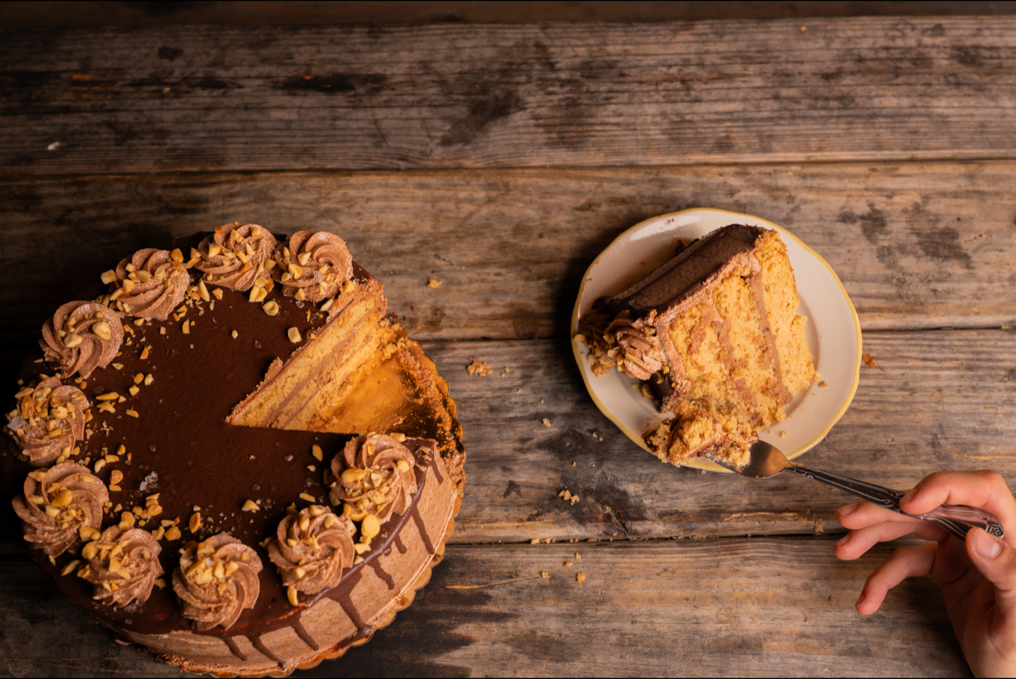 Chocolate Peanut Butter Cake