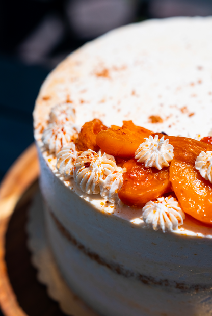Peaches & Cream Cake
