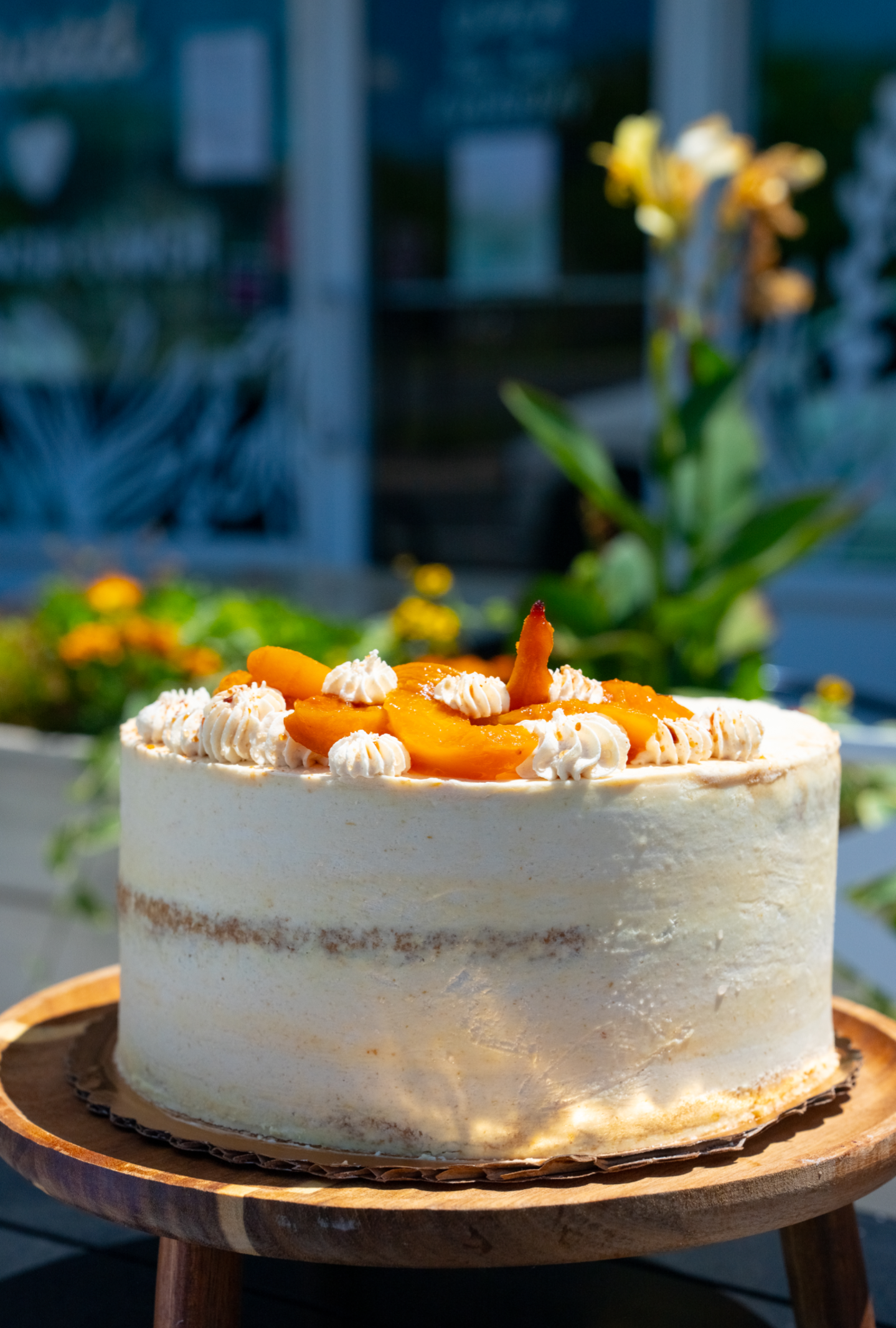 Peaches & Cream Cake