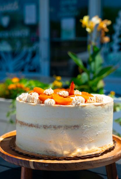 Peaches & Cream Cake