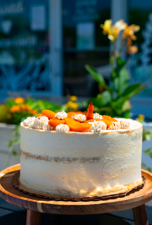Peaches & Cream Cake