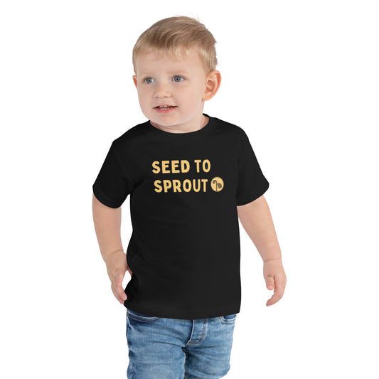 Golden Seed To Sprout Kids Tee