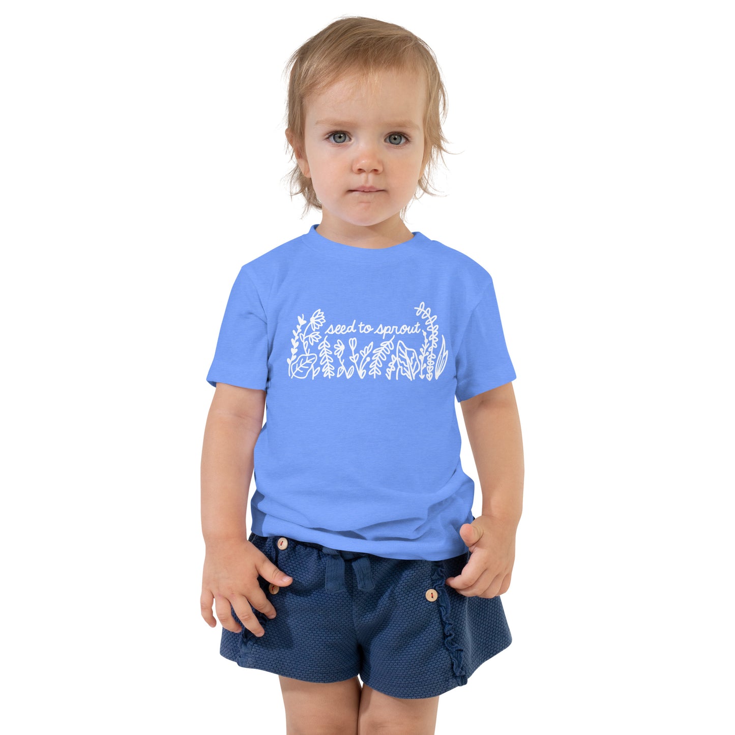 Seed To Sprout Flowers Kid's Tee