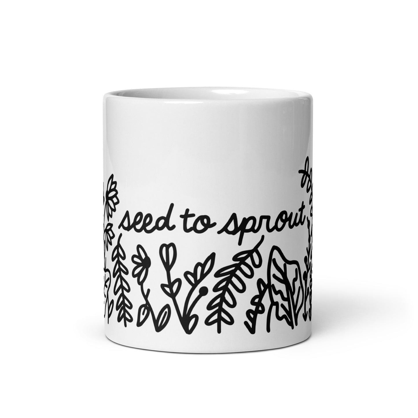 Seed To Sprout Flowers Mug