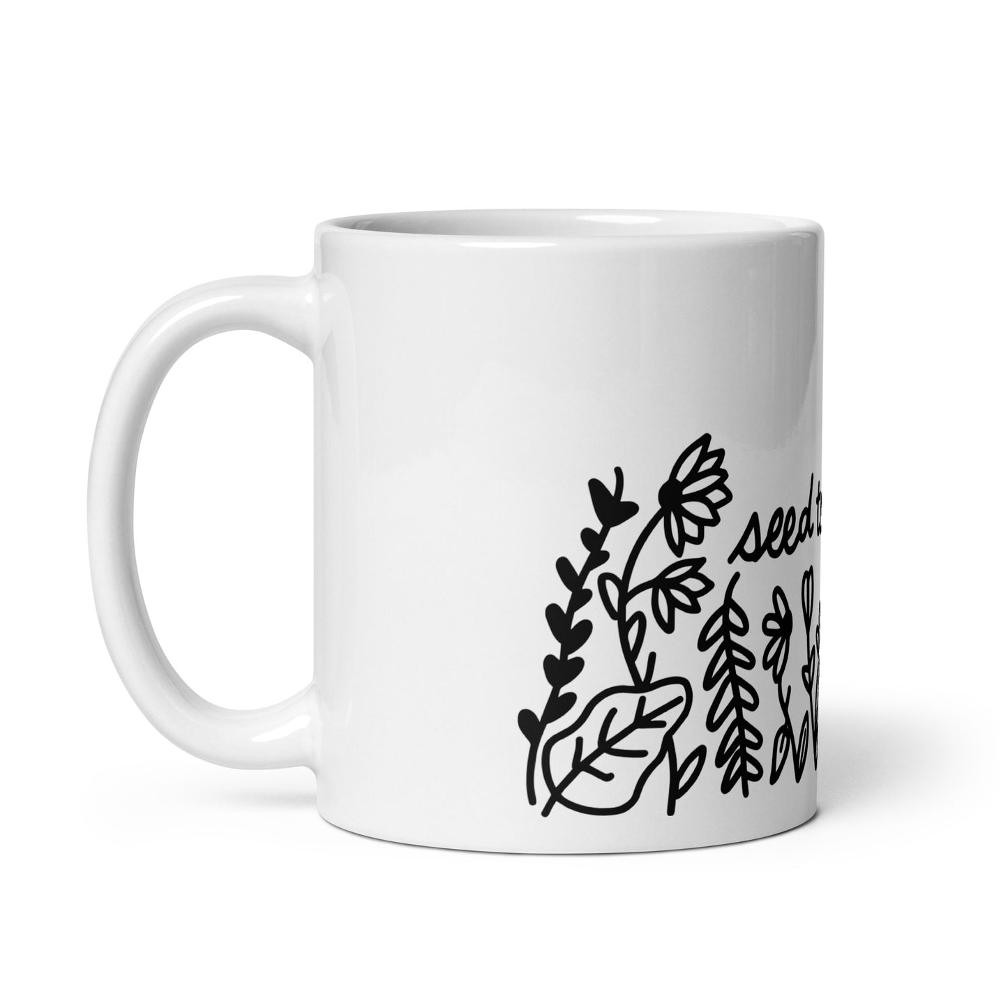 Seed To Sprout Flowers Mug