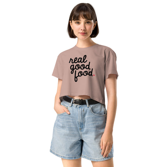 Real Good Food Crop Top